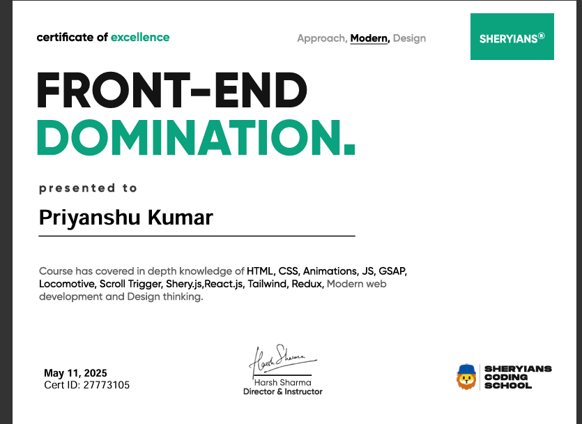 FrontEnd Domination